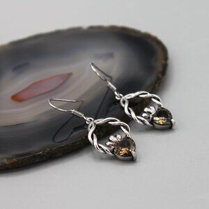 Jewelry Claddagh earrings Irish symbol of love loyalty friendship silver new